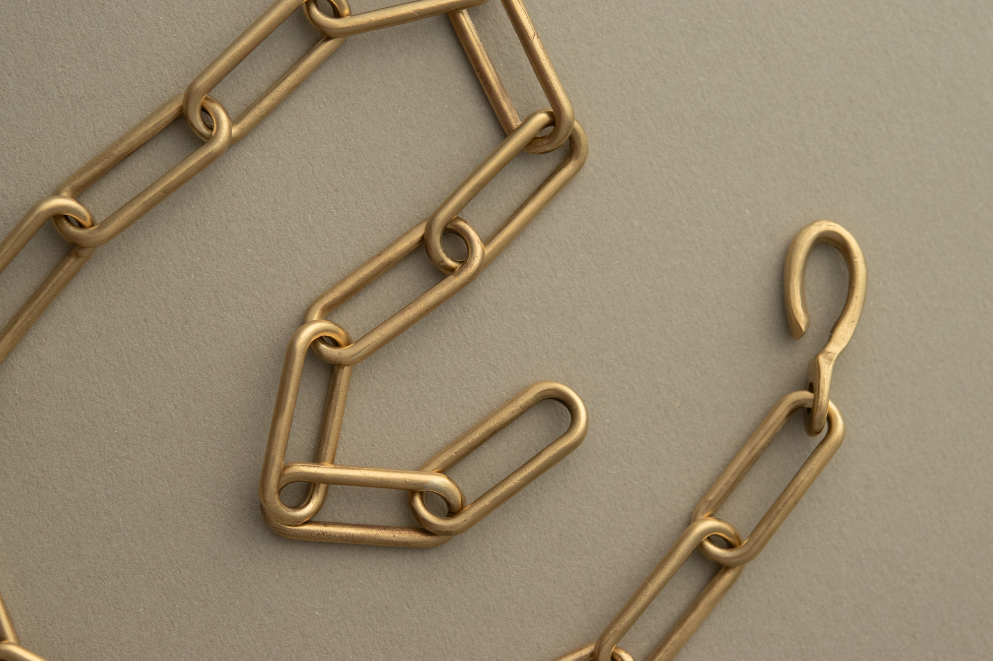 Eliza Chain Necklace - Brass