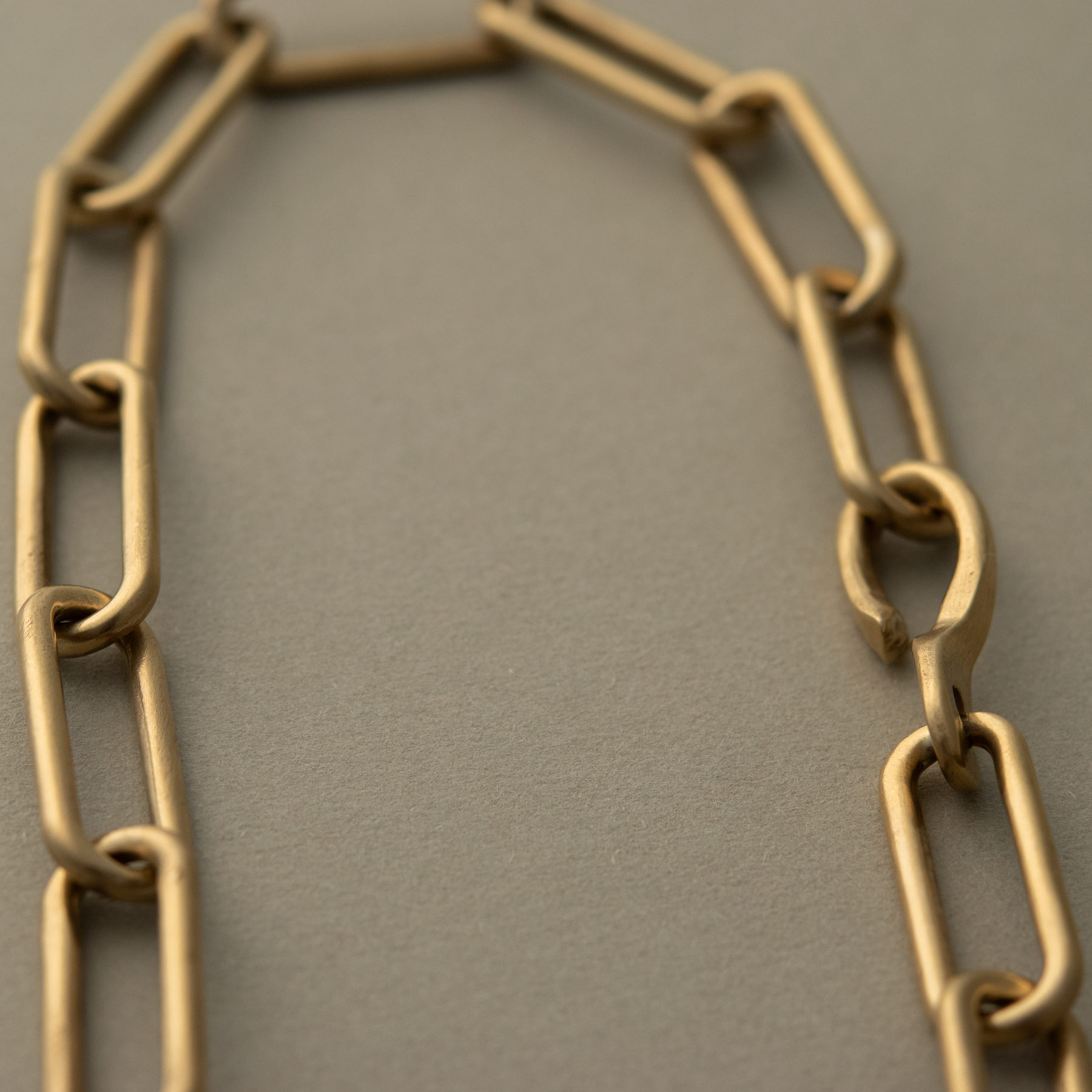 Eliza Chain Necklace - Brass