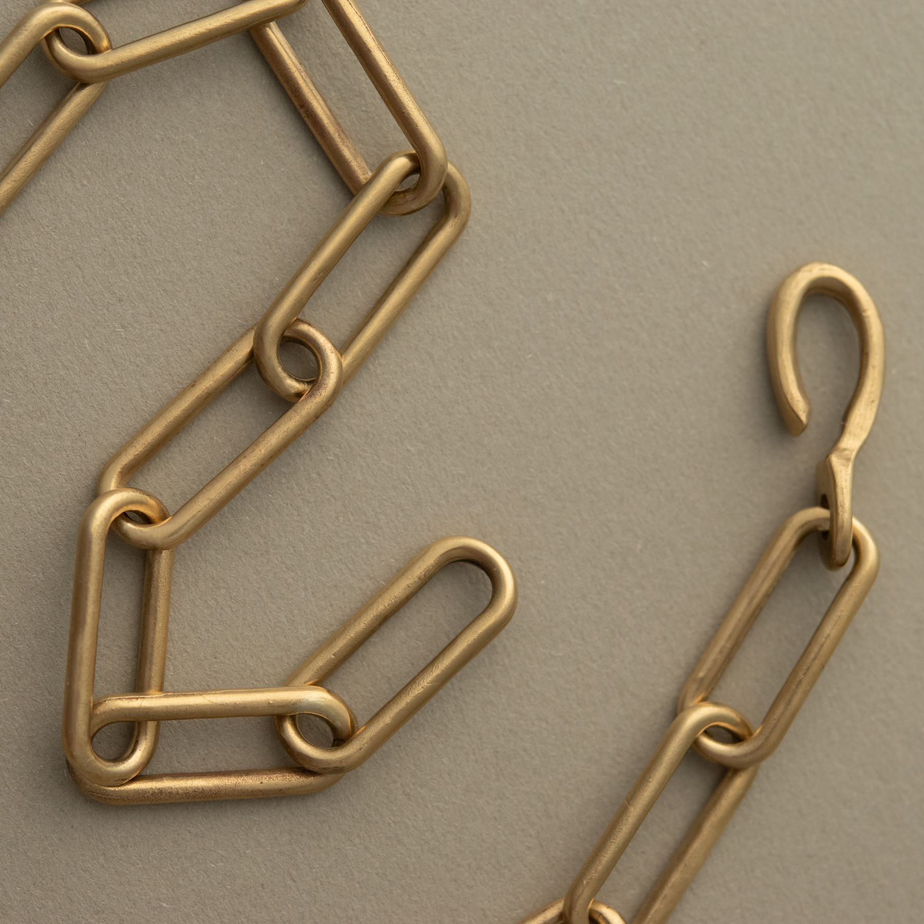 Eliza Chain Necklace - Brass