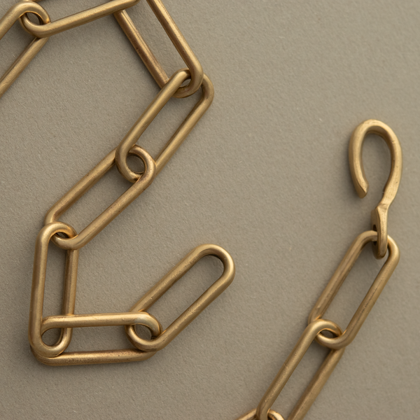Eliza Chain Necklace - Brass