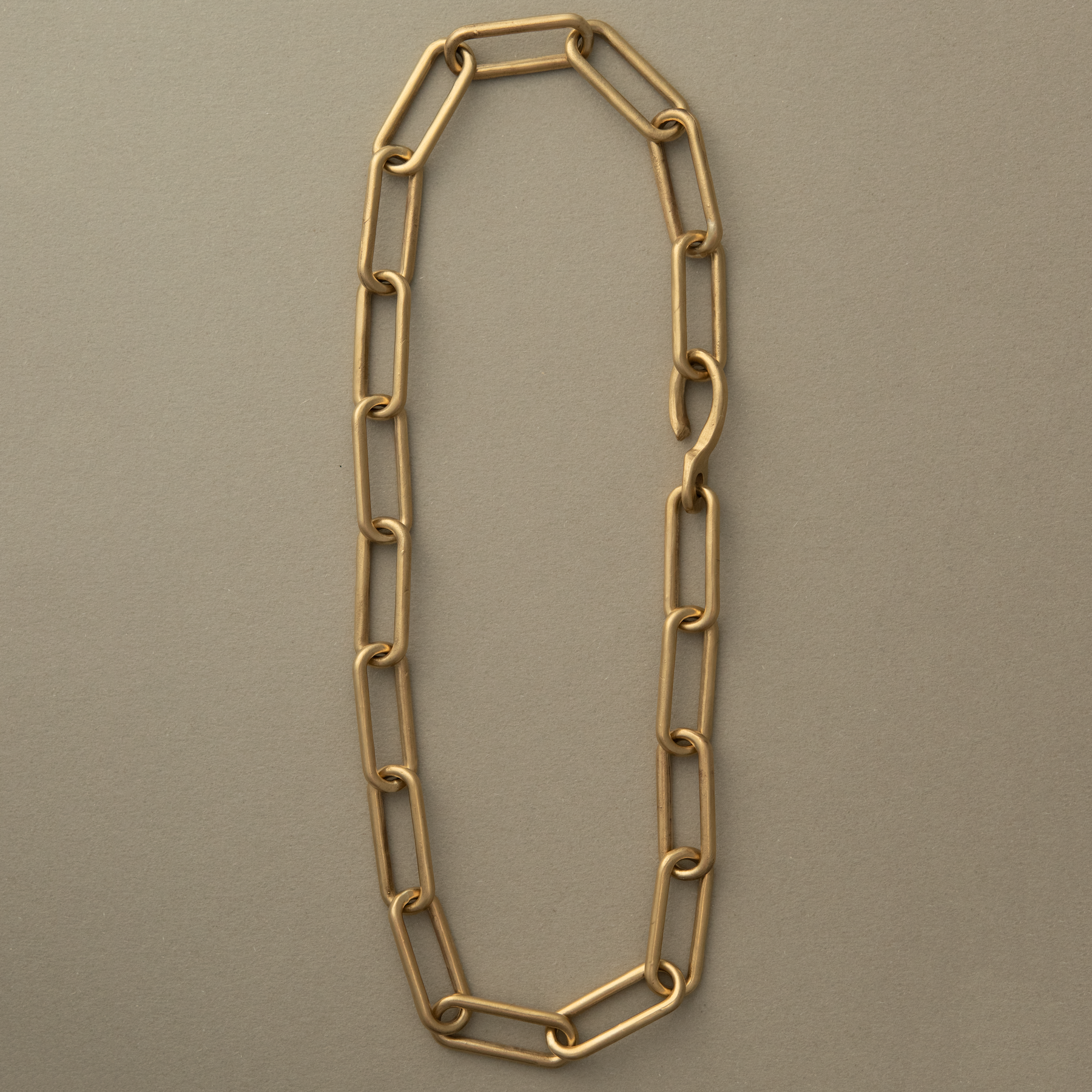 Eliza Chain Necklace - Brass