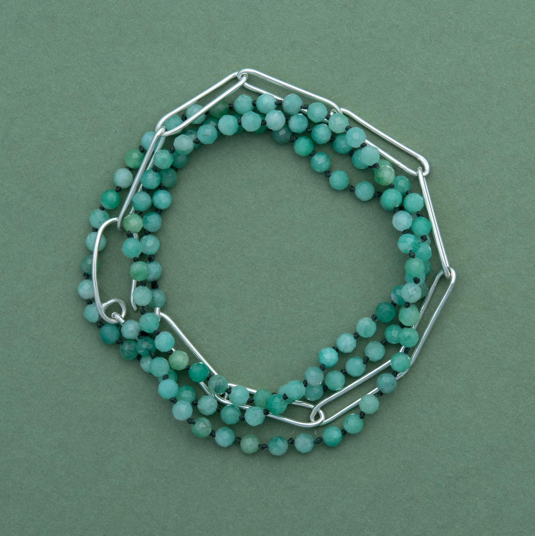 Emerald Wrap Bracelet