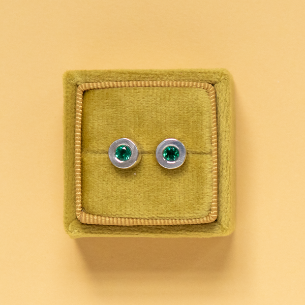 Emerald Big Studs
