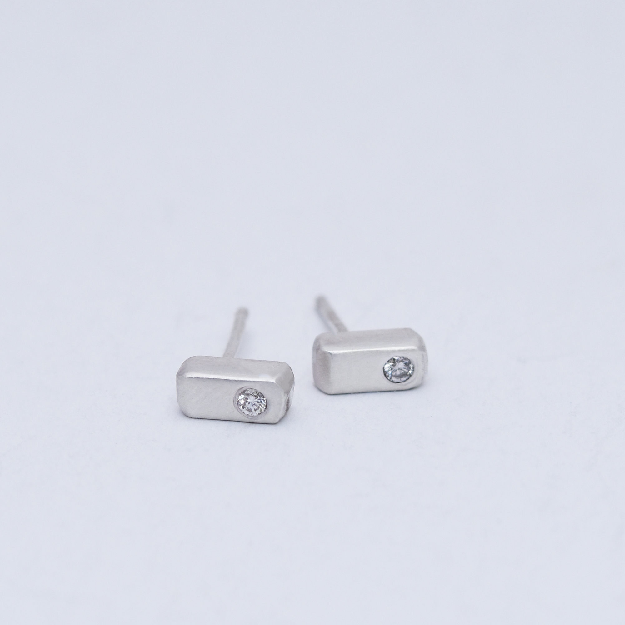 Diamond Bar Studs